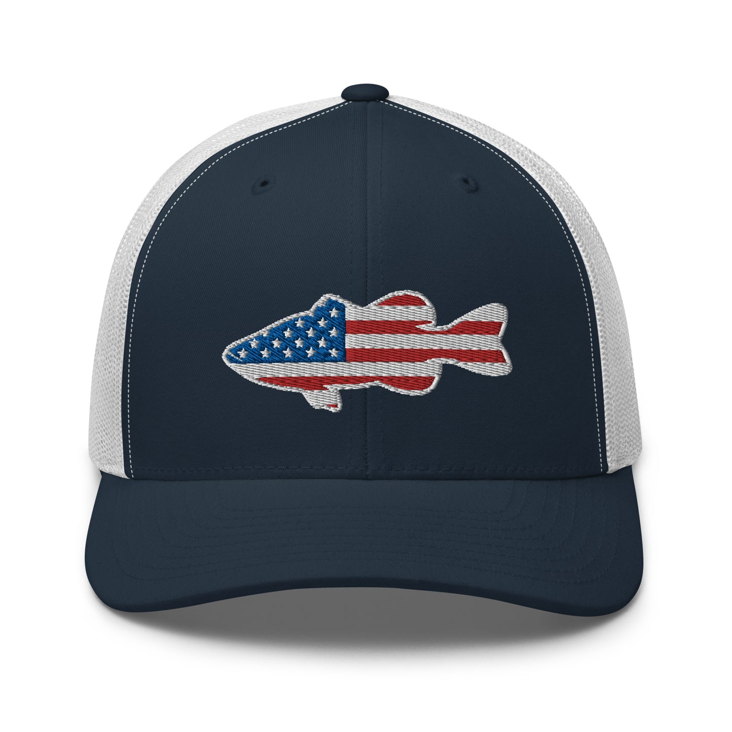 Bass Flag Snapback Trucker Hat