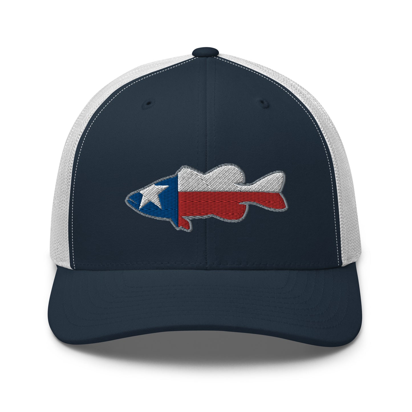 Texas Bass Flag Snapback Trucker Cap