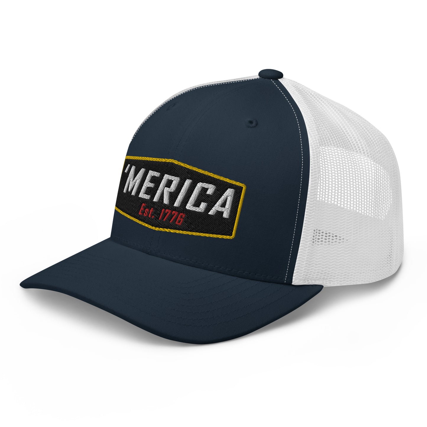 'Merica Est. 1776 Snapback Trucker Hat