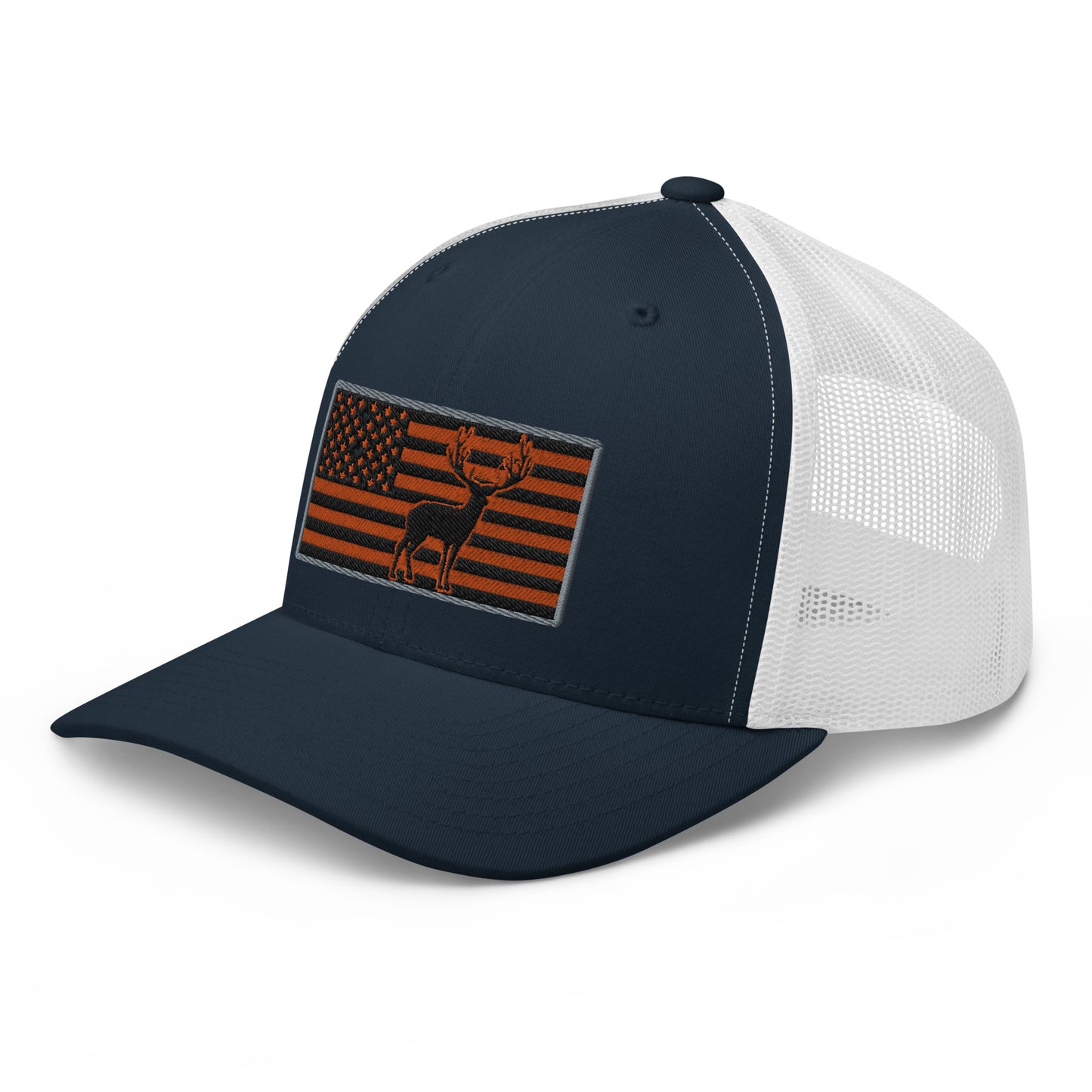 Buck Flag Snapback Trucker Hat