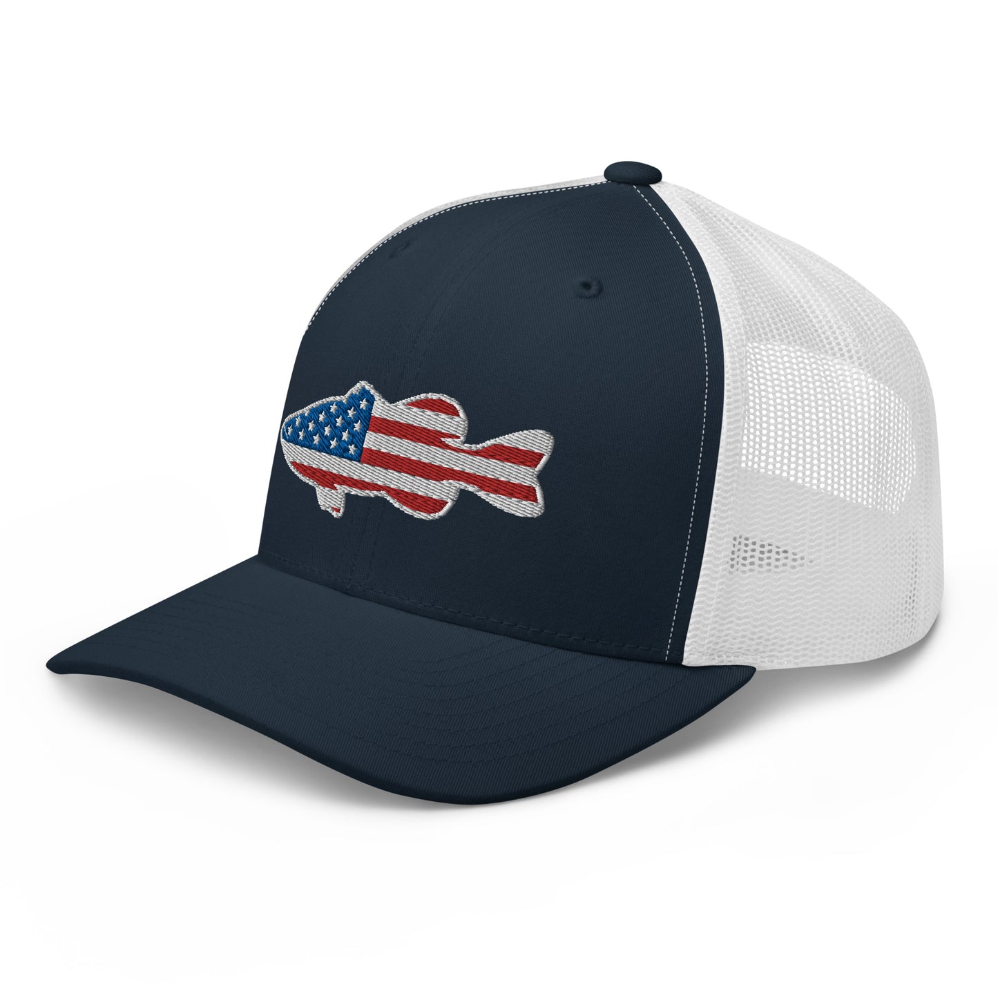 Bass Flag Snapback Trucker Hat