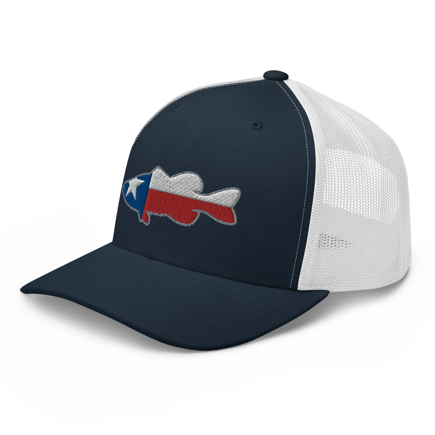 Texas Bass Flag Snapback Trucker Cap