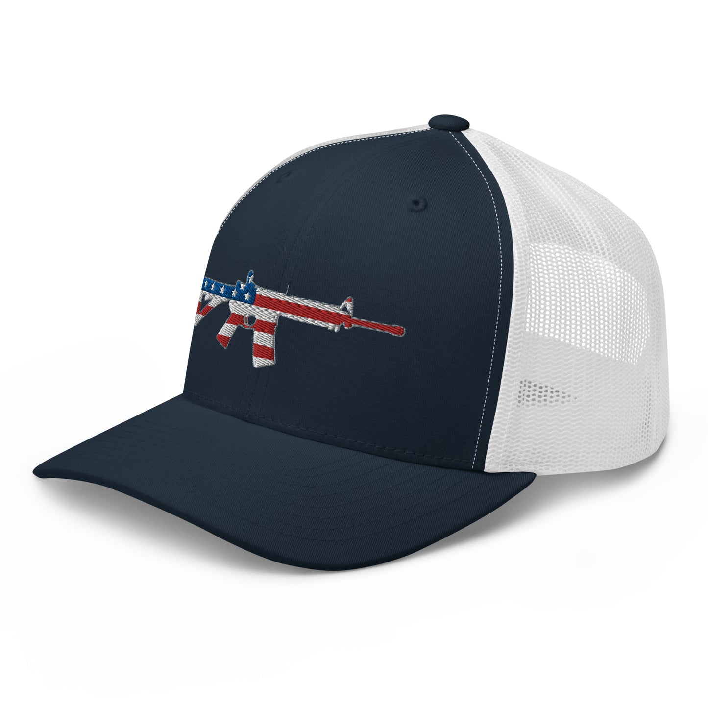 Patriotic AR-15 Snapback Trucker Hat