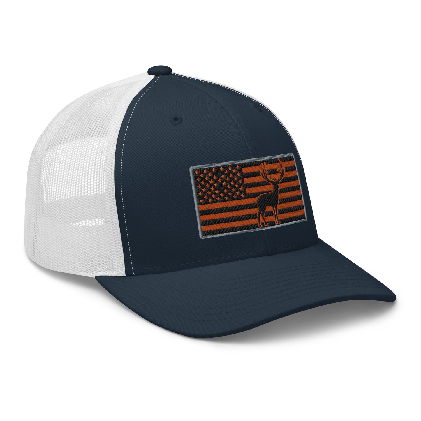 Buck Flag Snapback Trucker Hat