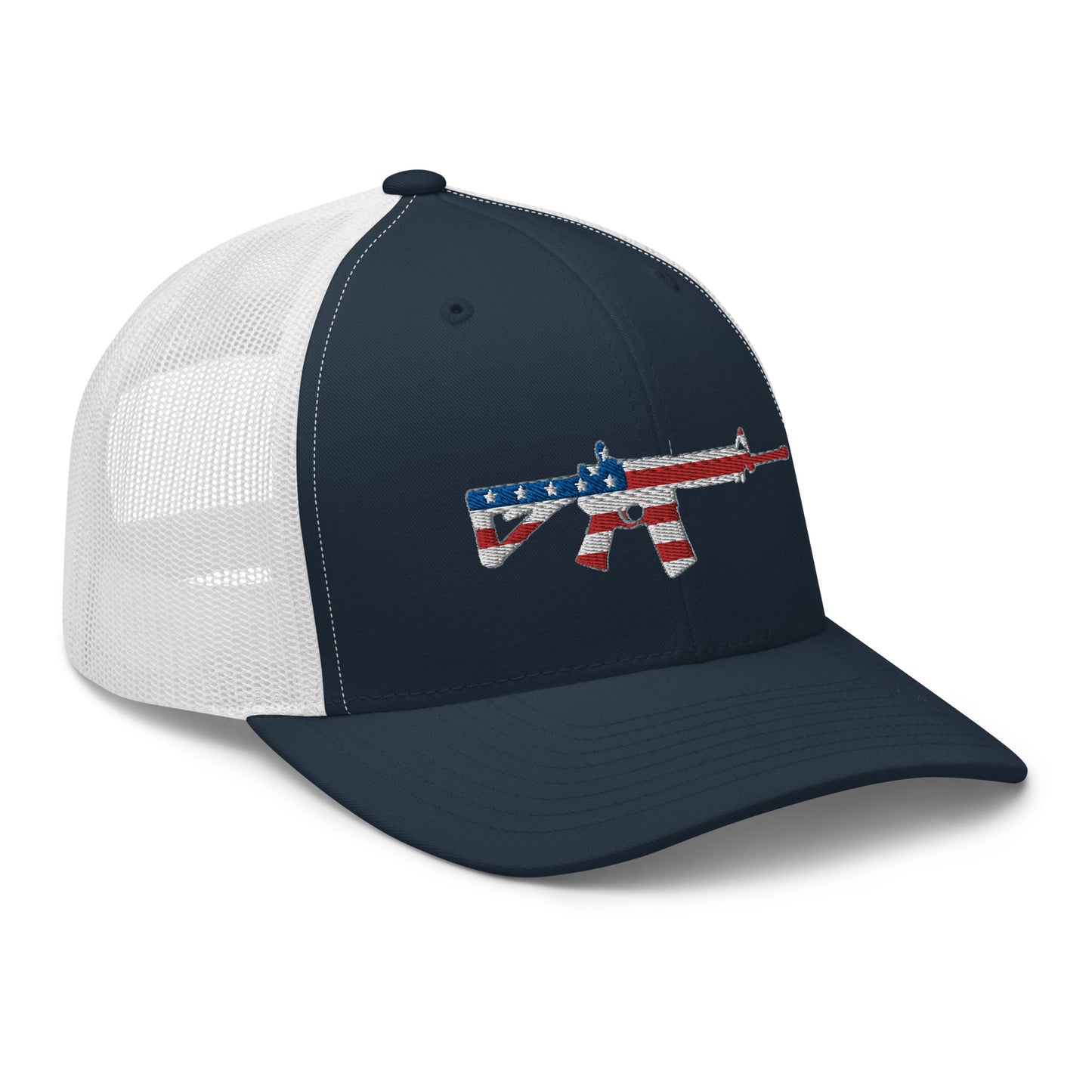 Patriotic AR-15 Snapback Trucker Hat