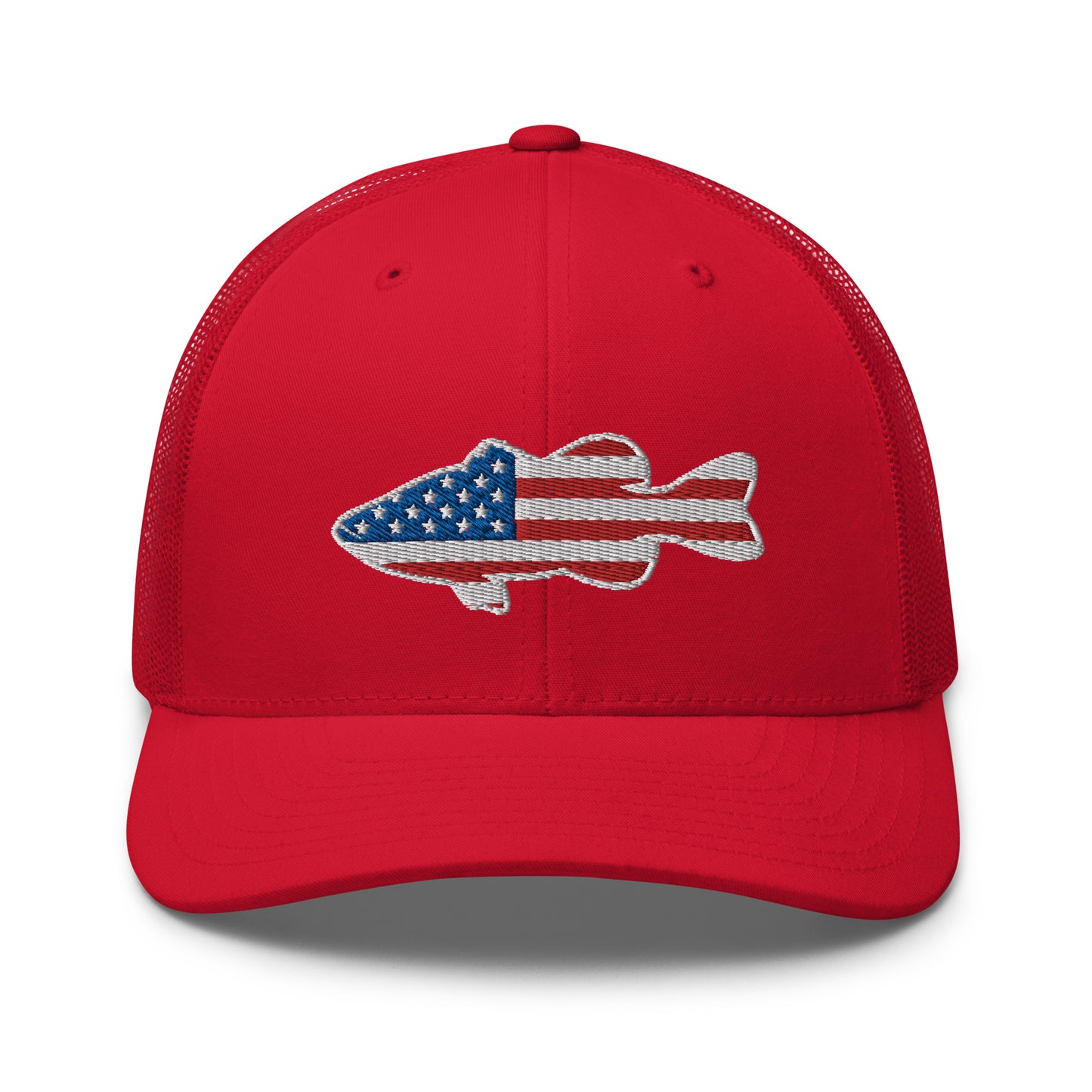 Bass Flag Snapback Trucker Hat