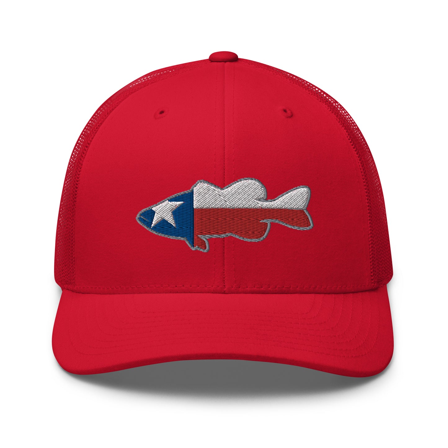 Texas Bass Flag Snapback Trucker Cap