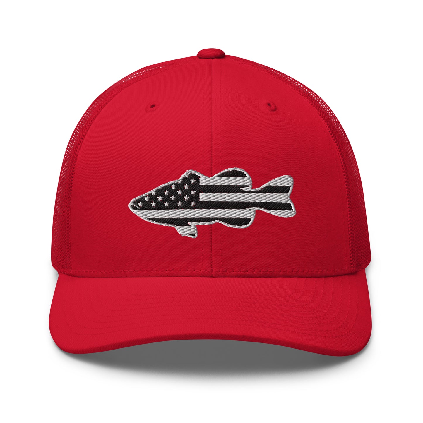 Midnight Bass Flag Snapback Trucker Hat