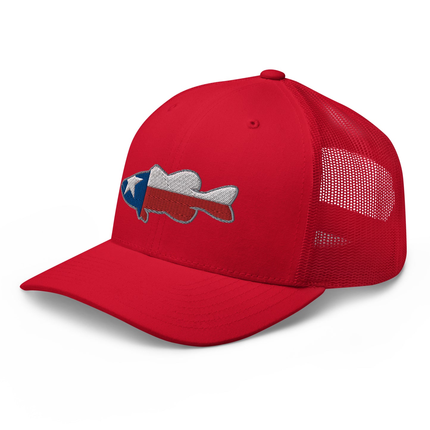 Texas Bass Flag Snapback Trucker Cap