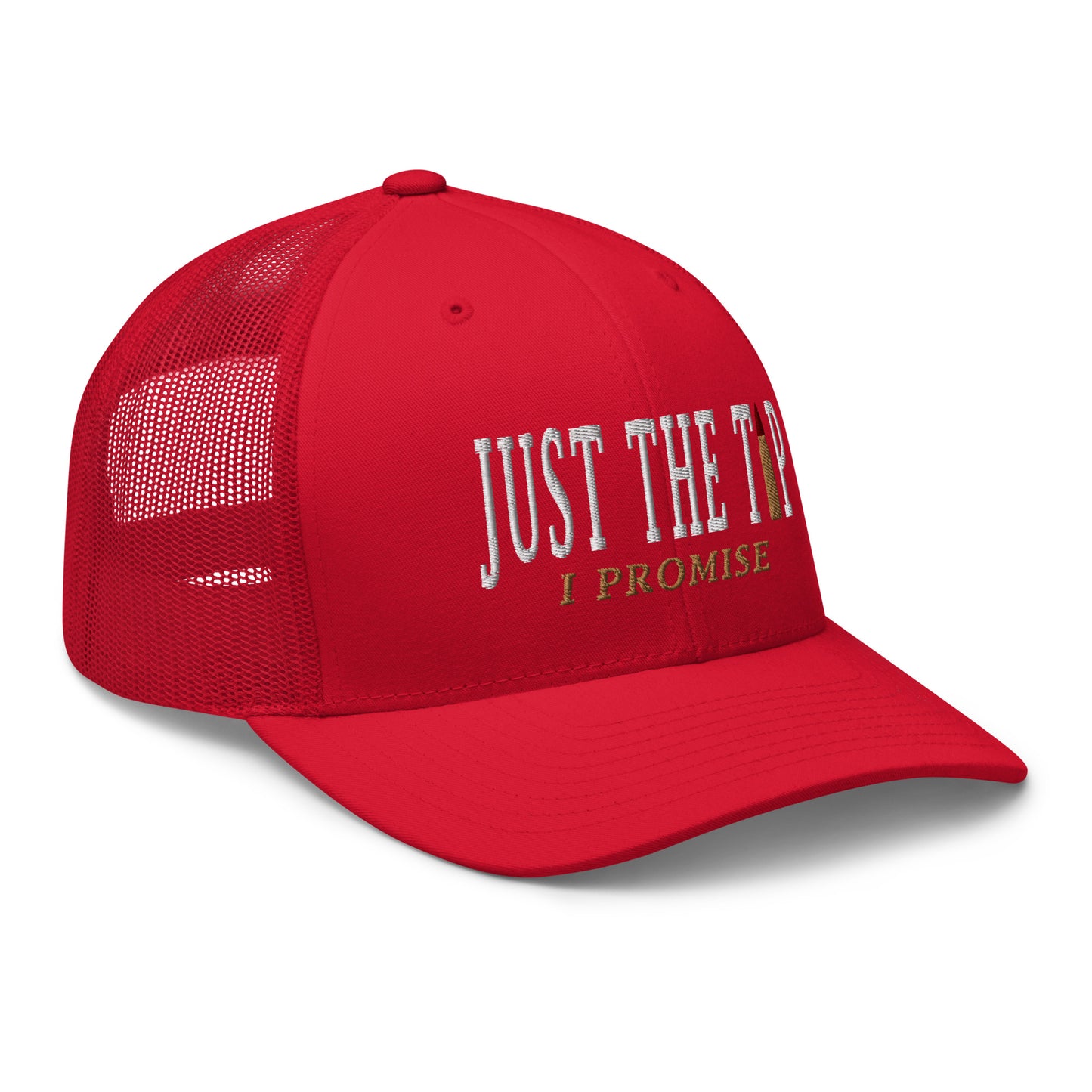 Just The Tip I Promise Snapback Trucker Hat