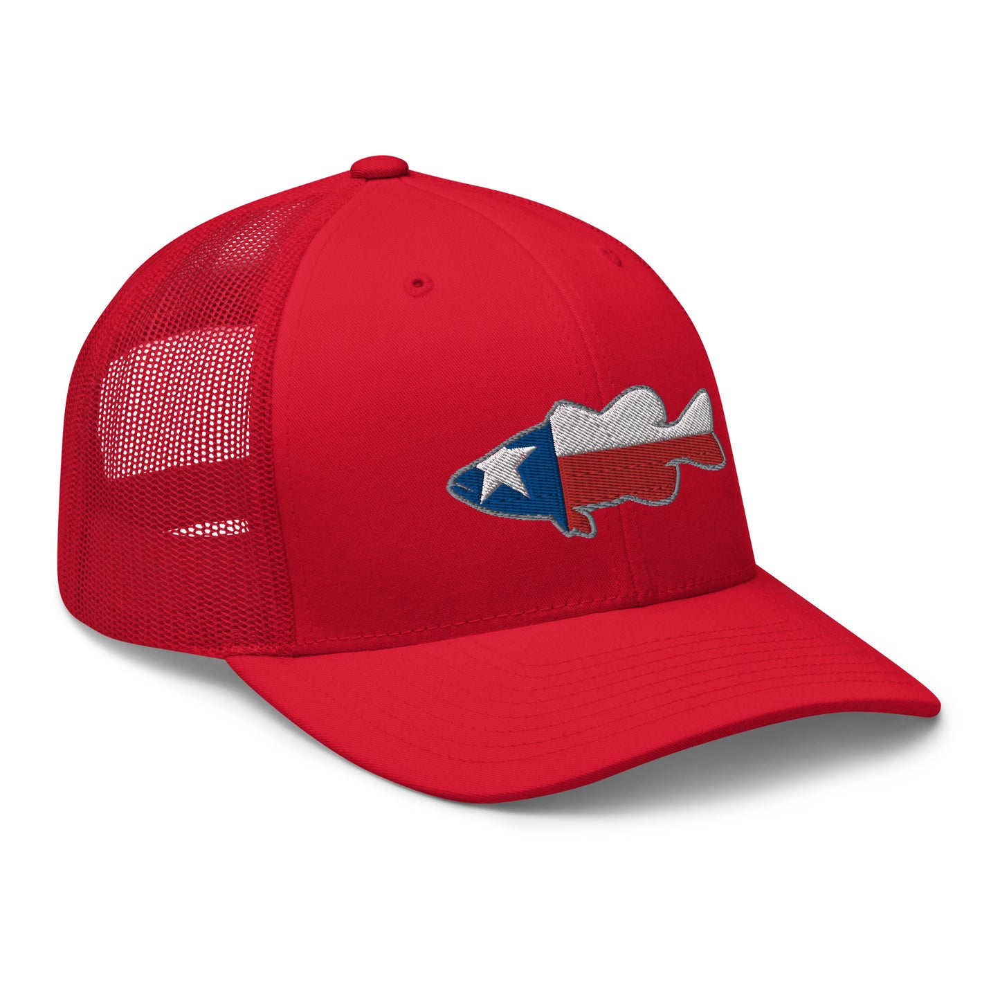 Texas Bass Flag Snapback Trucker Cap