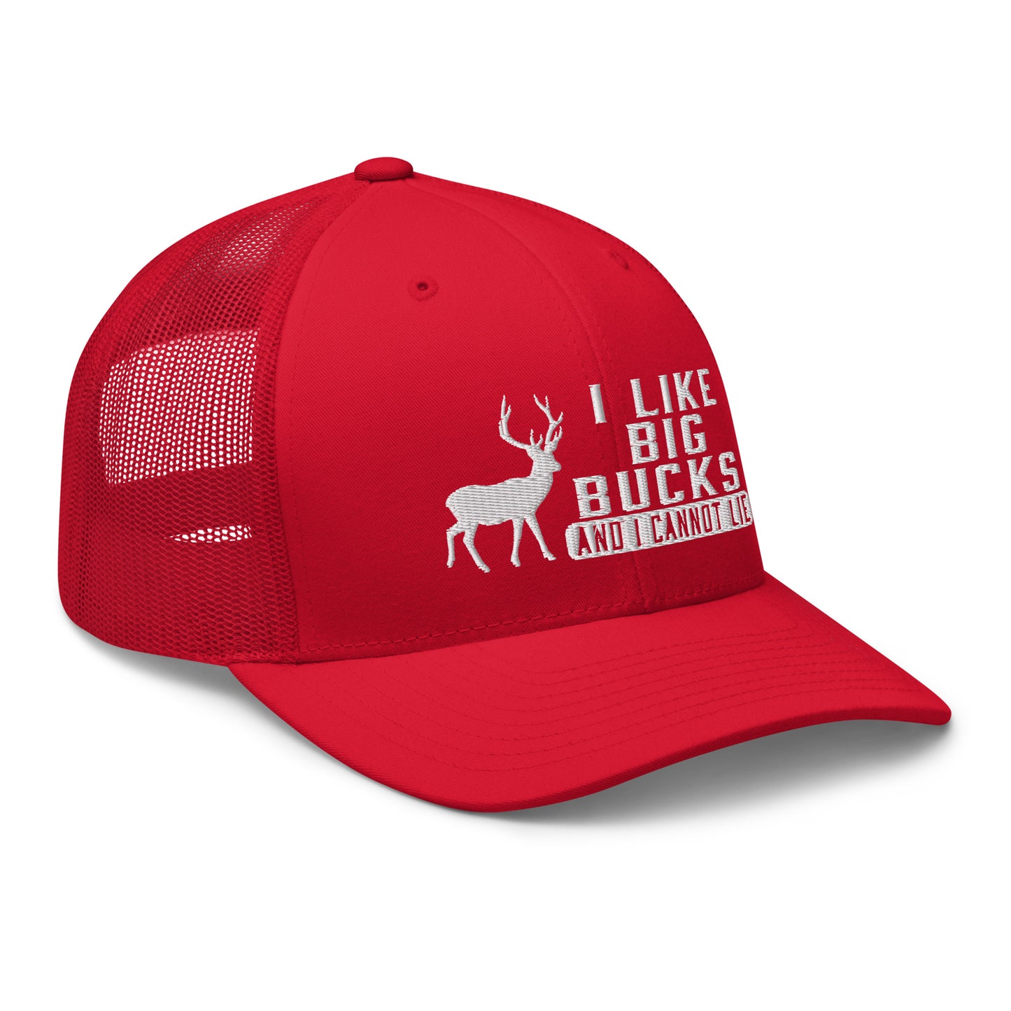 I Like Big Bucks And I Cannot Lie Snapback Trucker Hat