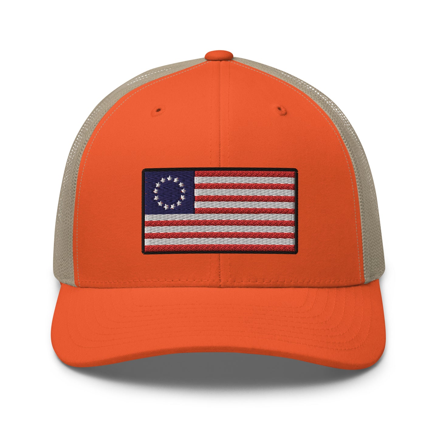 1776 USA Betsy Ross Snapback Trucker Hat