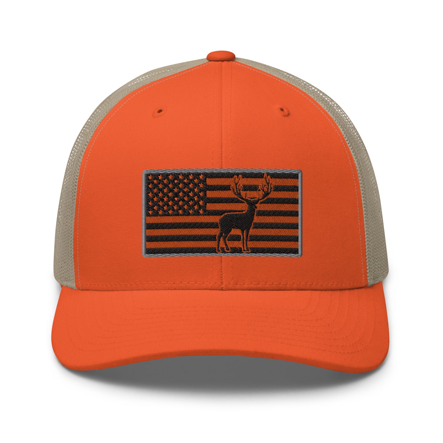 Buck Flag Snapback Trucker Hat