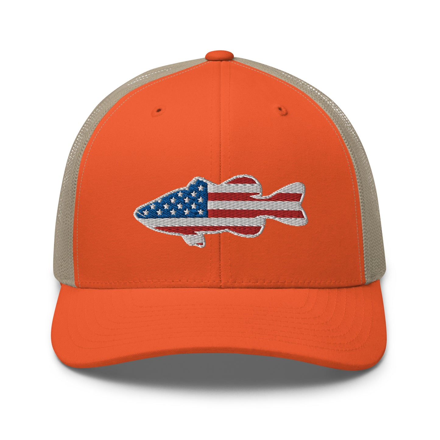 Bass Flag Snapback Trucker Hat