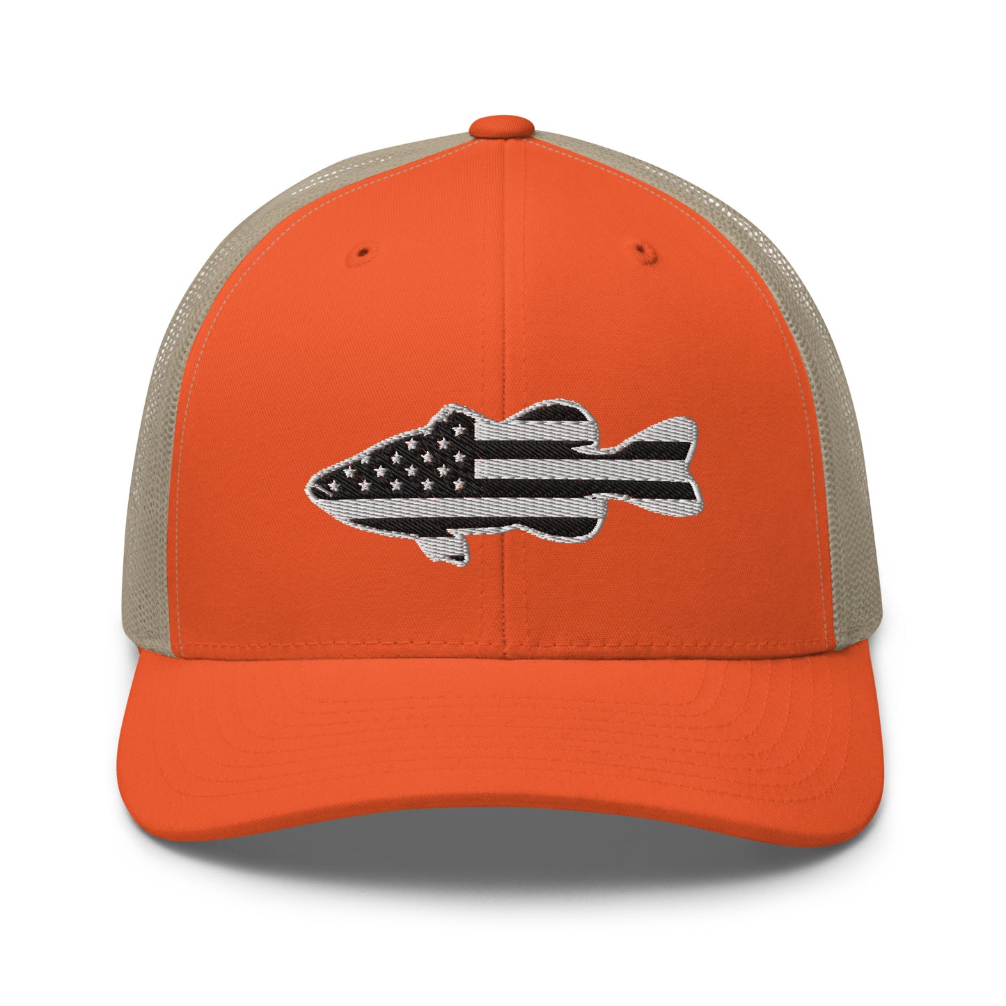 Midnight Bass Flag Snapback Trucker Hat