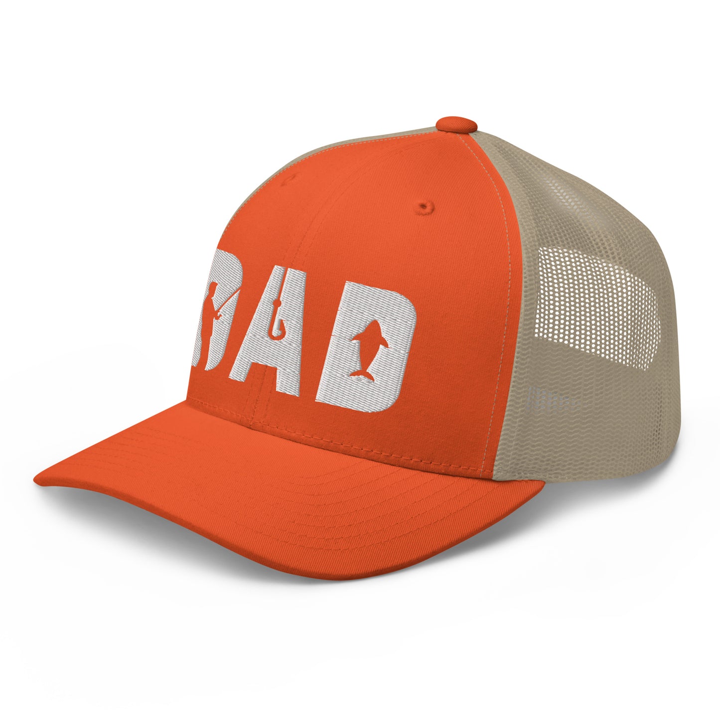 Dad Fishing Snapback Baseball Hat