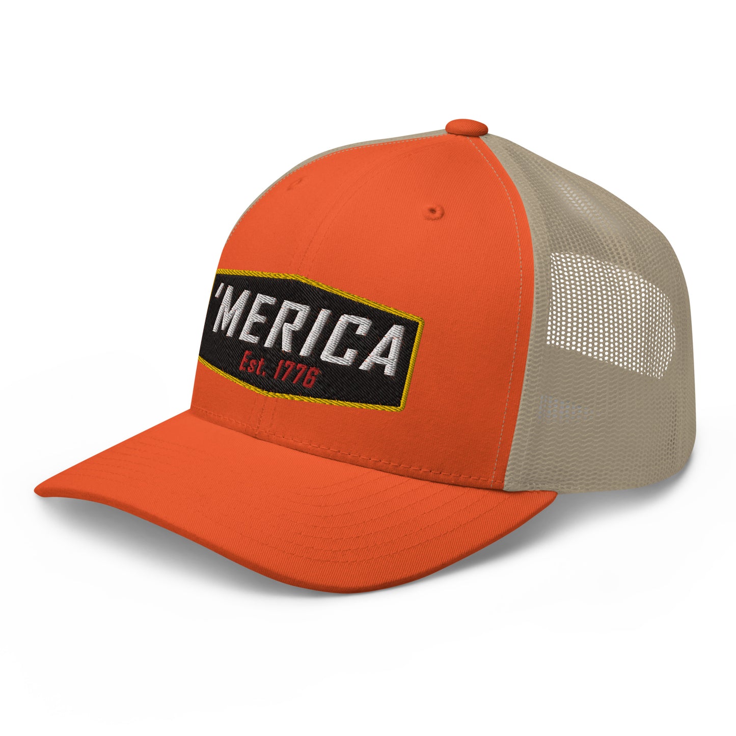 'Merica Est. 1776 Snapback Trucker Hat