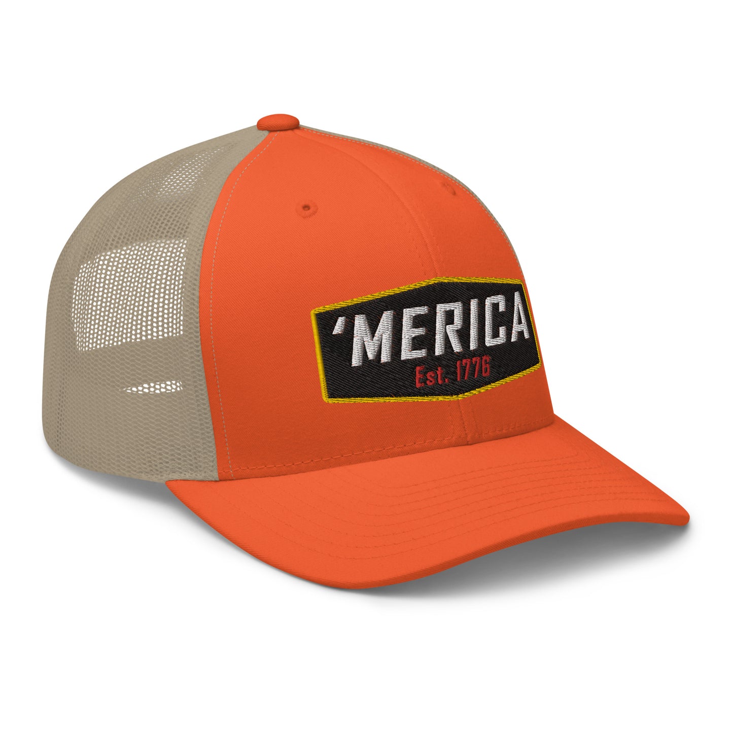 'Merica Est. 1776 Snapback Trucker Hat