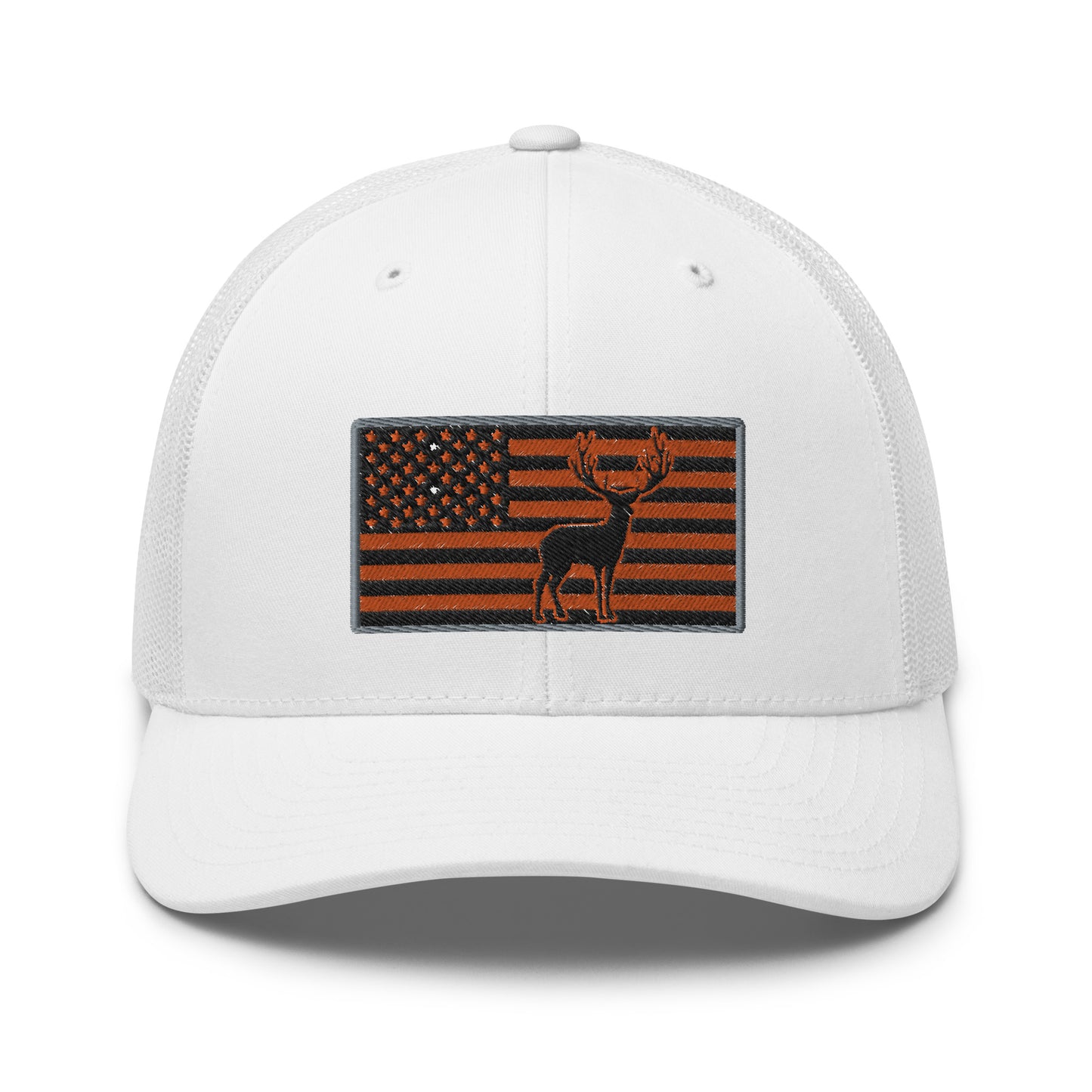 Buck Flag Snapback Trucker Hat