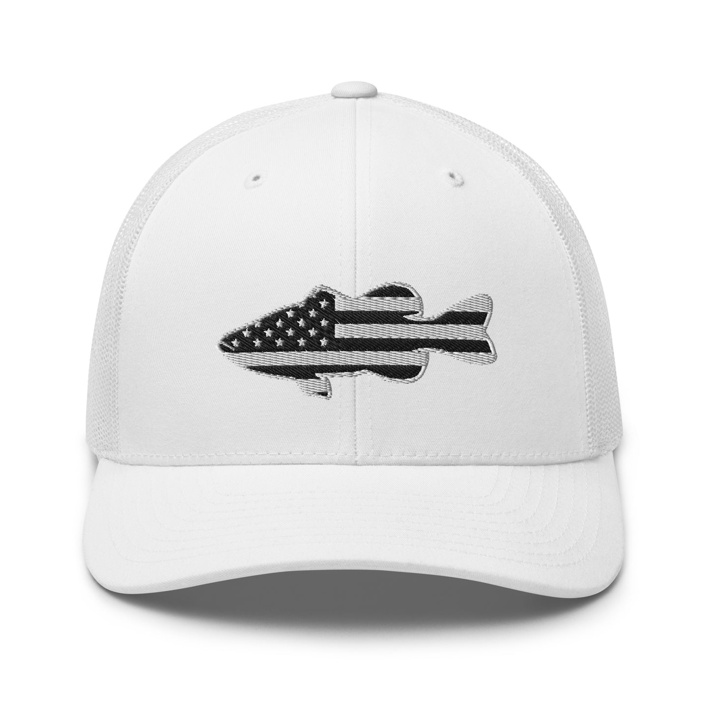 Midnight Bass Flag Snapback Trucker Hat