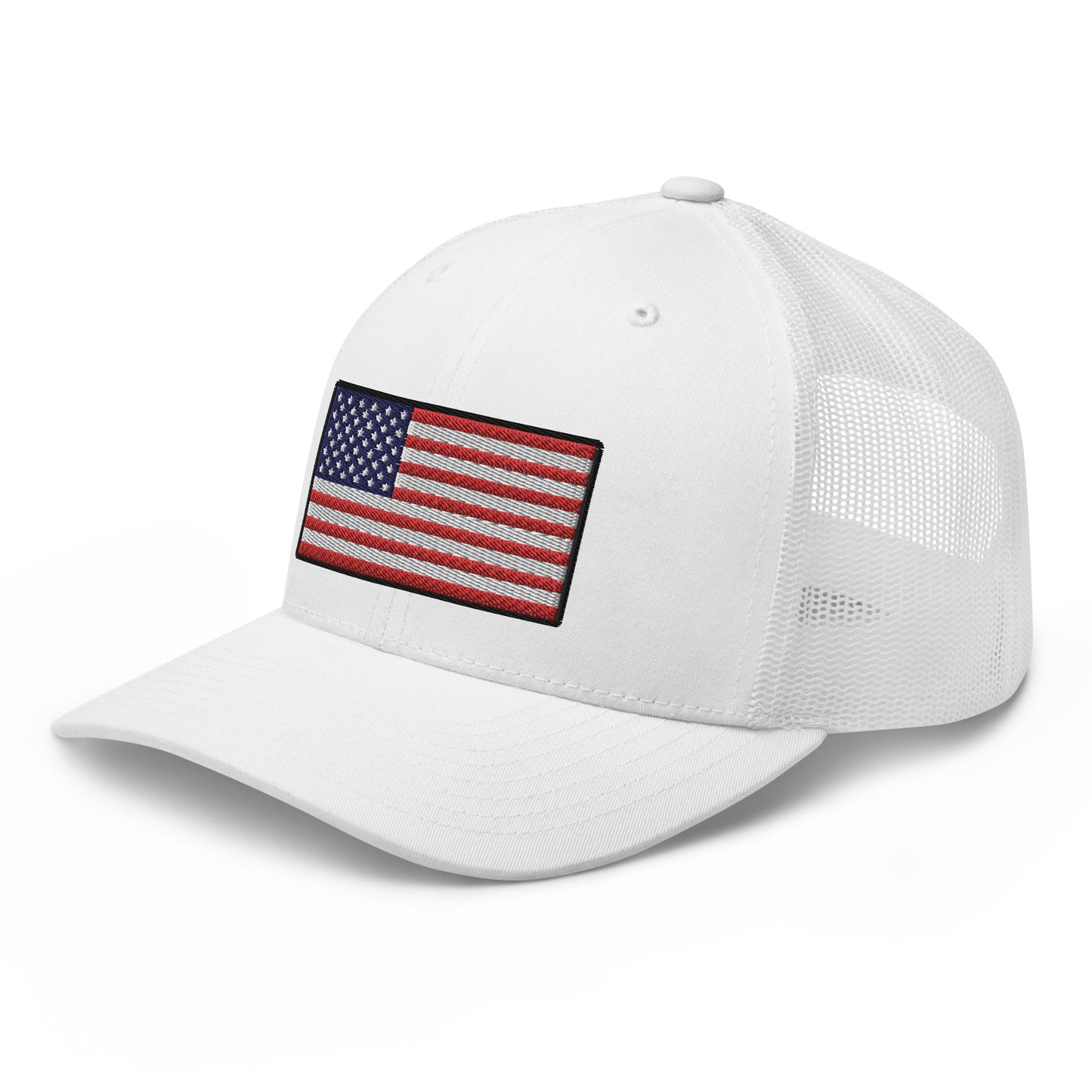 American Flag Snapback Trucker Hat