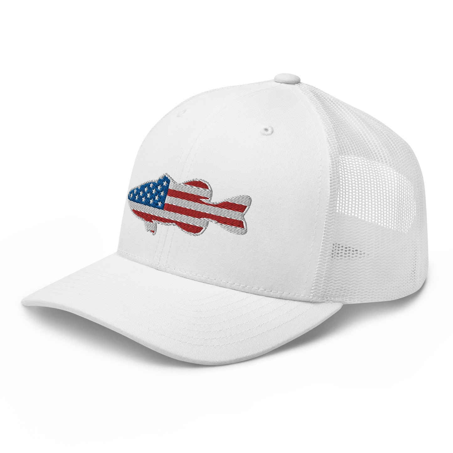 Bass Flag Snapback Trucker Hat