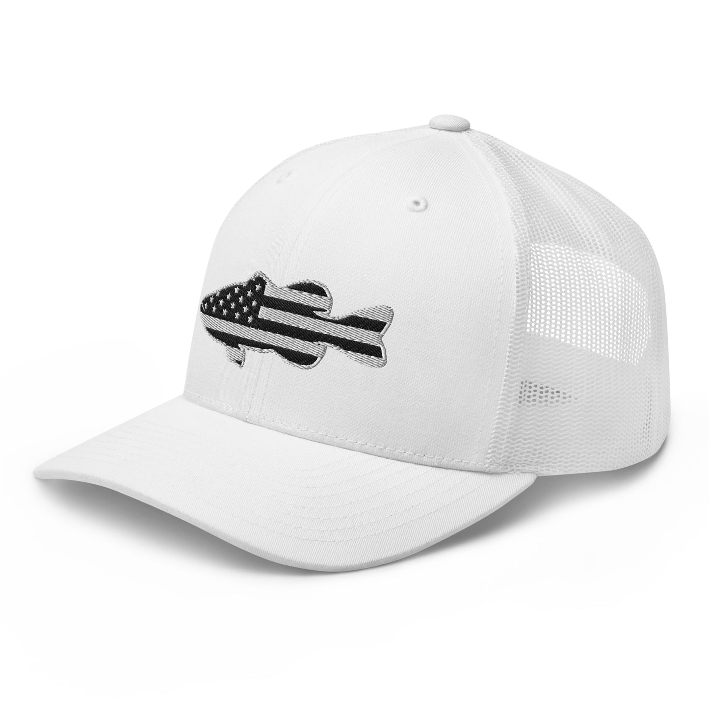 Midnight Bass Flag Snapback Trucker Hat