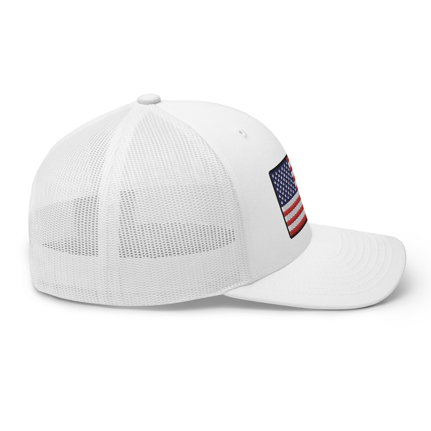 American Flag Snapback Trucker Hat