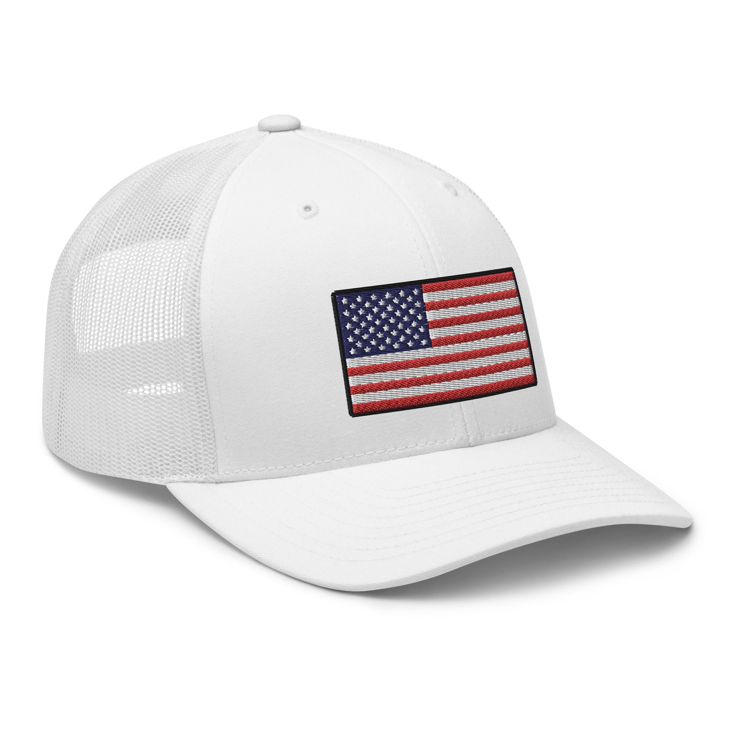 American Flag Snapback Trucker Hat