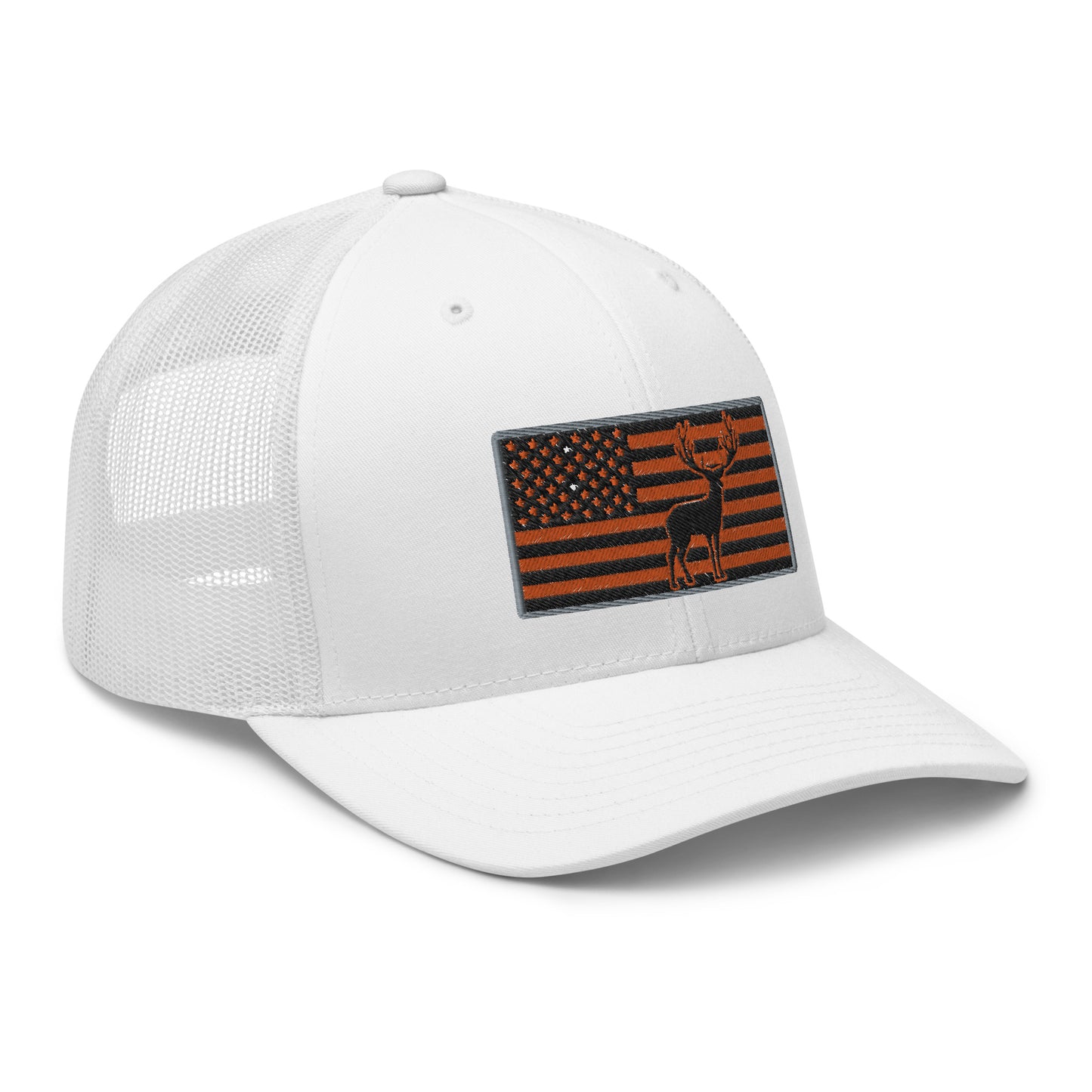 Buck Flag Snapback Trucker Hat