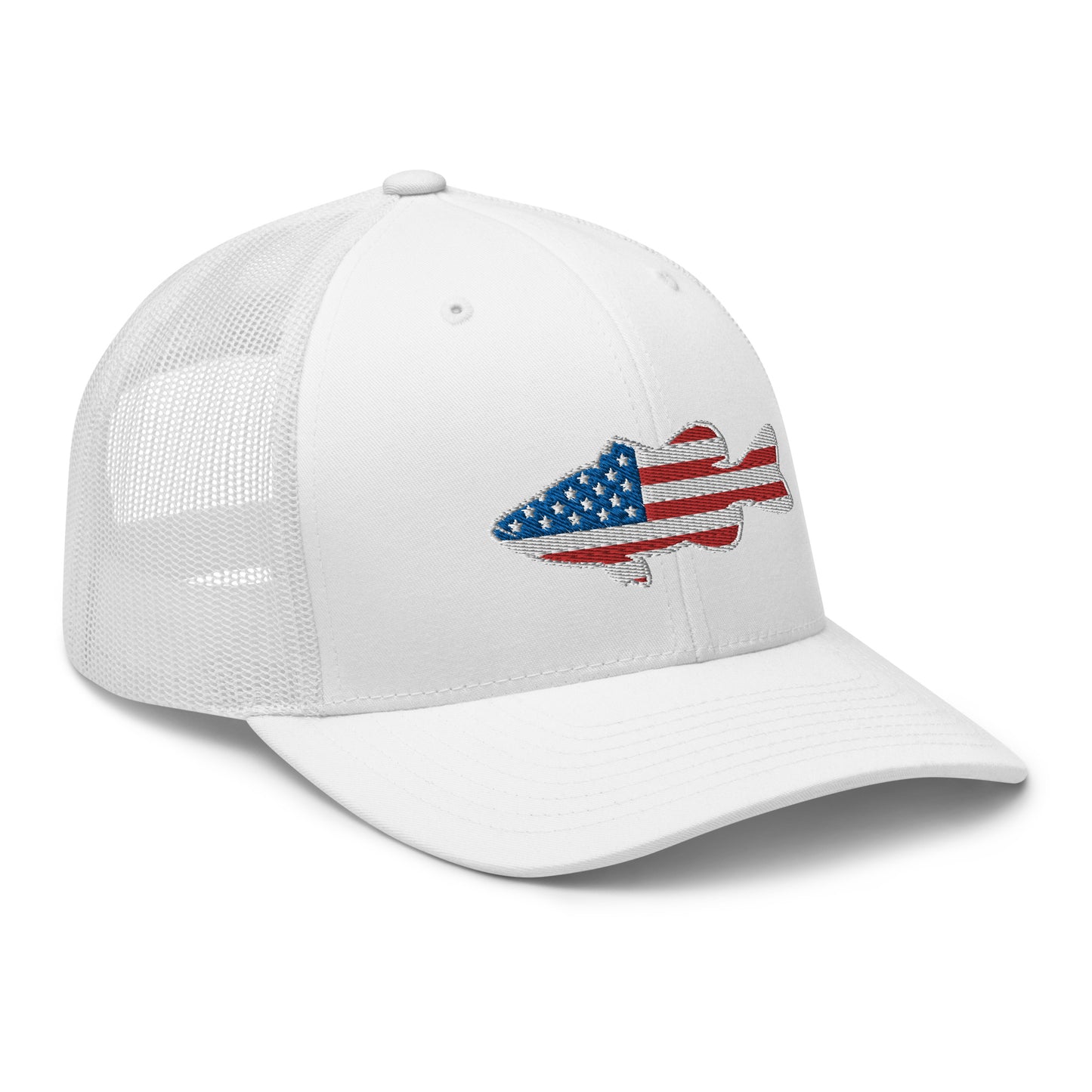 Bass Flag Snapback Trucker Hat