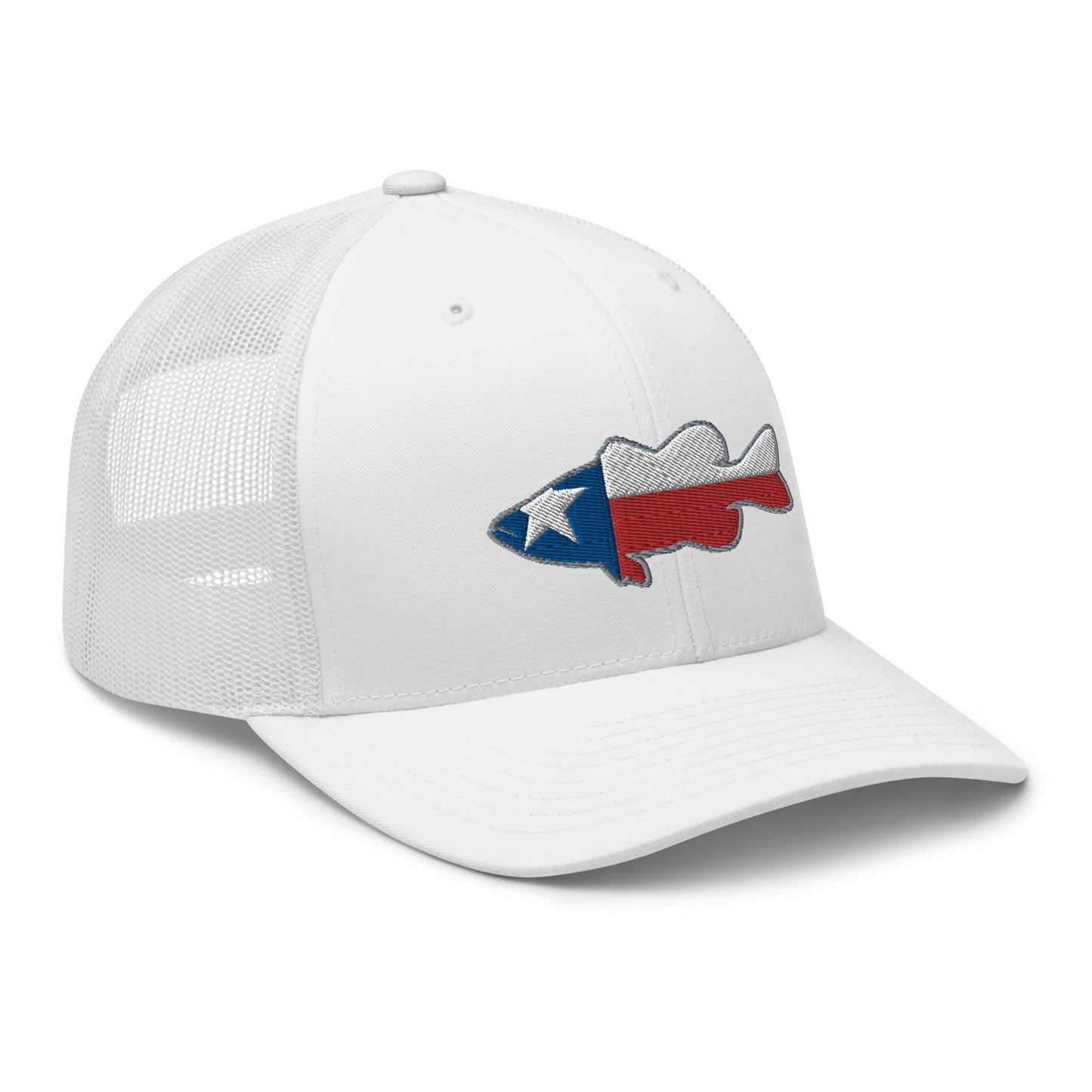 Texas Bass Flag Snapback Trucker Cap