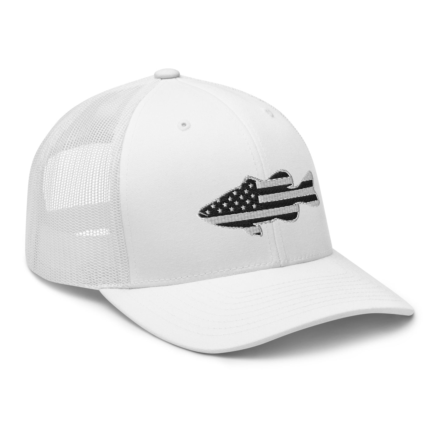 Midnight Bass Flag Snapback Trucker Hat