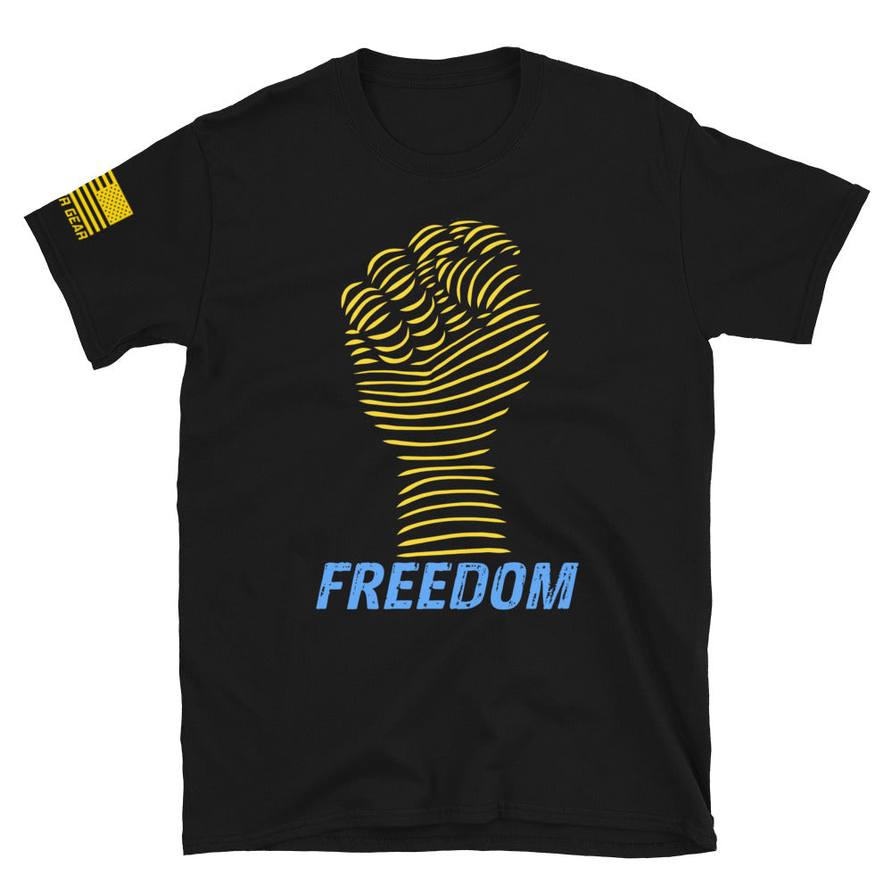 Freedom Fist - Ukraine Blue And Yellow