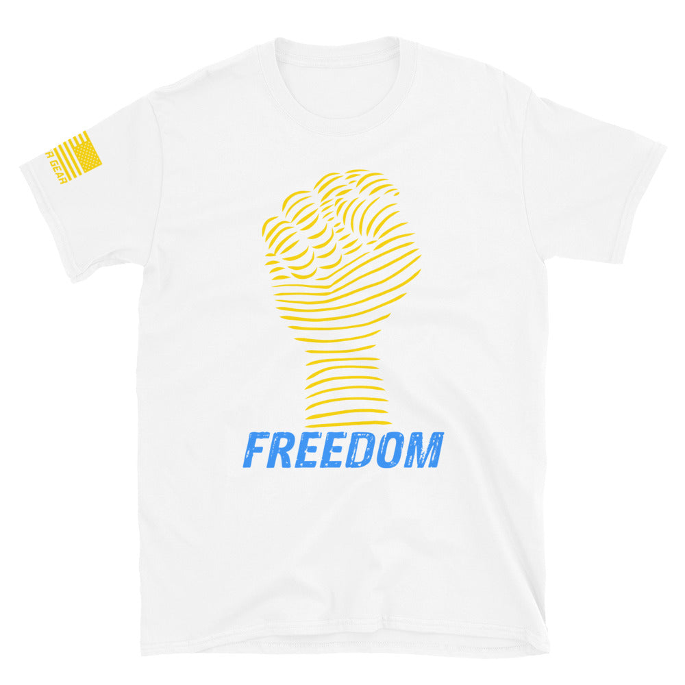 Freedom Fist - Ukraine Blue And Yellow